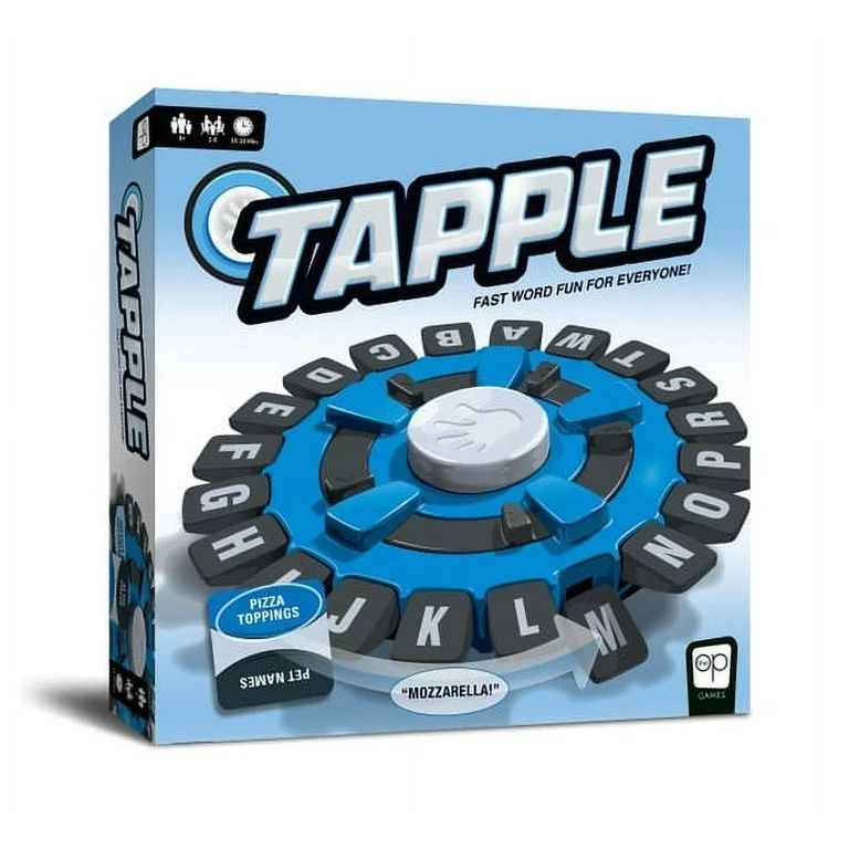 Tapple Word Game by USAopoly, Fast-Paced Family Board Game, 2 - 8 Players Ages 8 and up | Walmart (US)