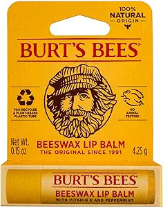Burt's Bees Beeswax Lip Balm Tube .15 oz (Pack of 12) | Amazon (US)