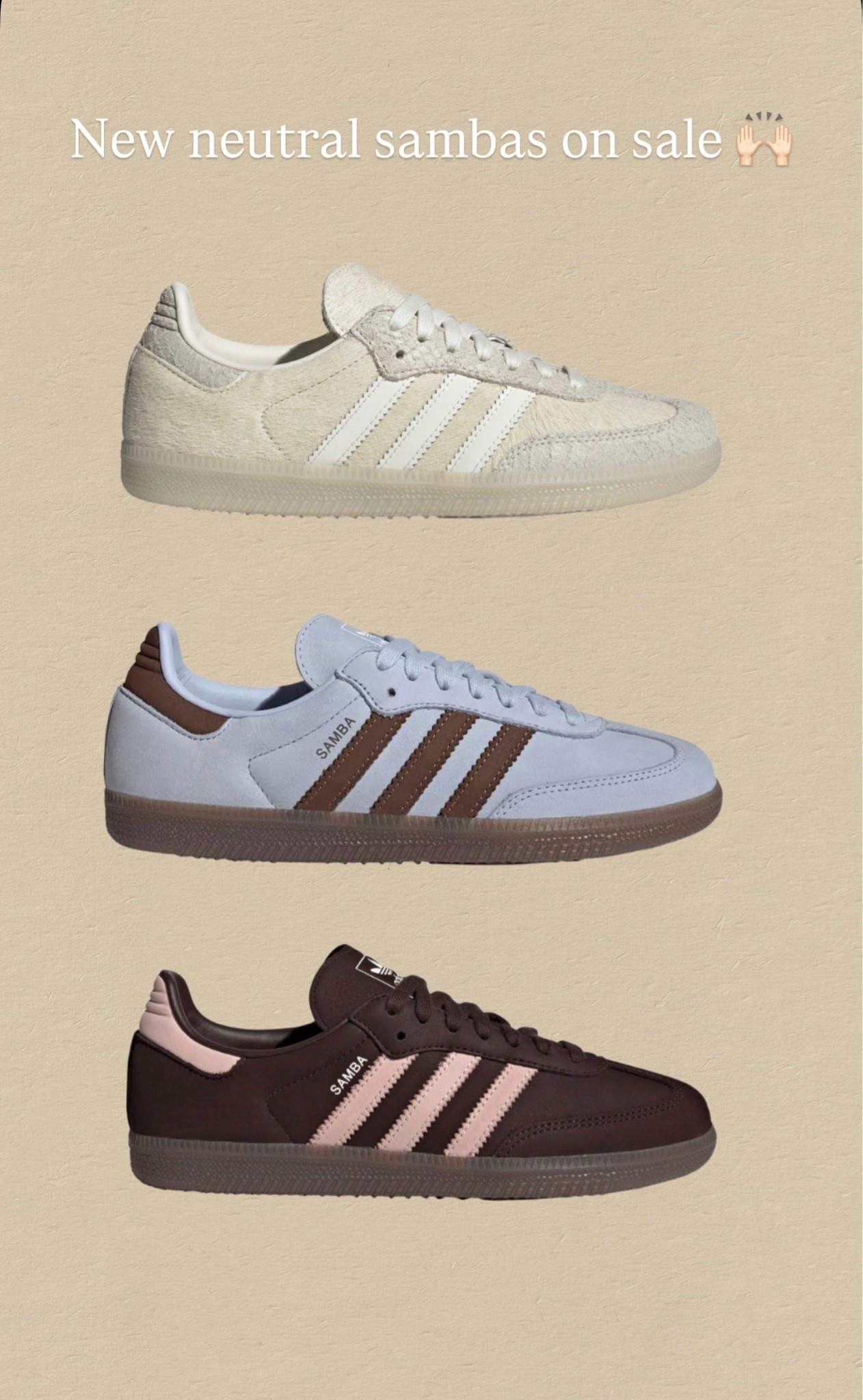 Sambas
Adidas sneakers

#LTKmomlife #LTKmorningroutine #LTKSeasonal