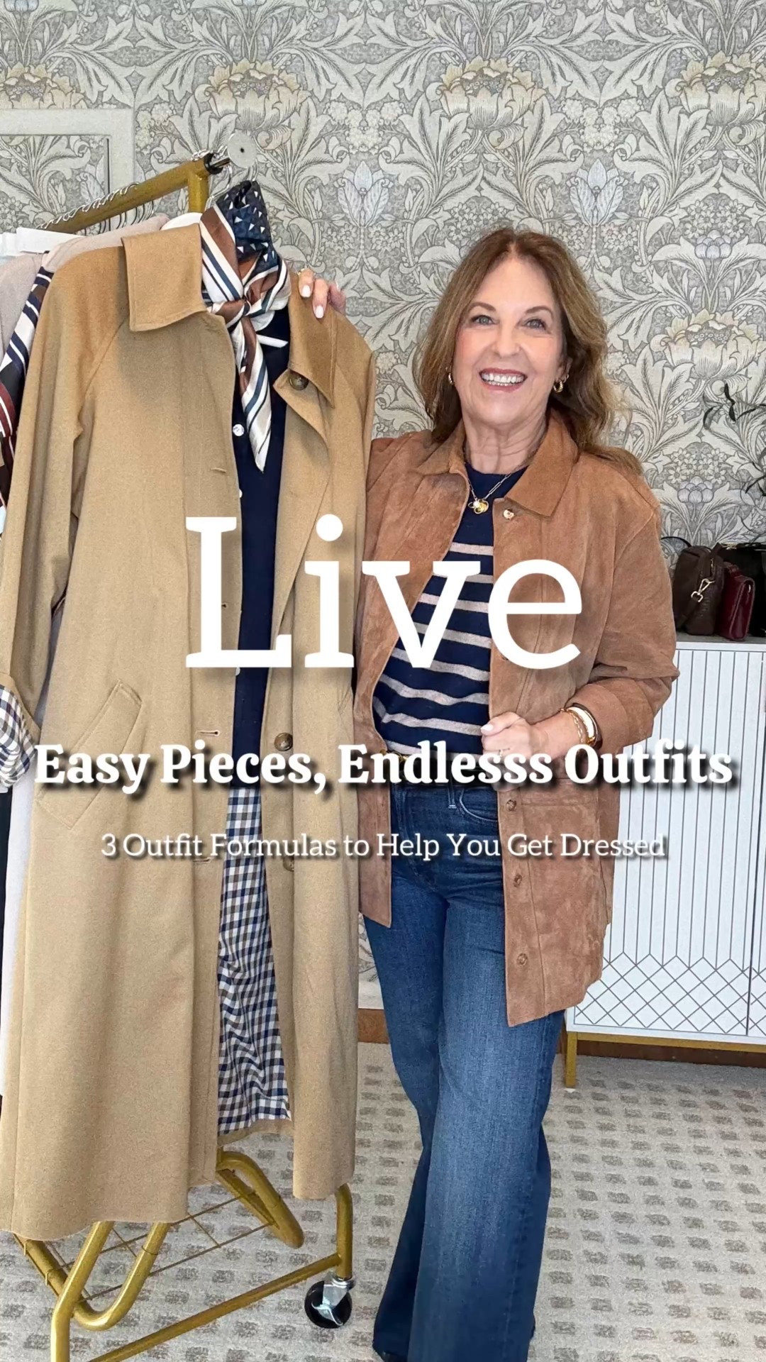 I’m Sandy Koszarek — creator of Stylish Sandy and former Nordstrom stylist, where I share ageless, effortless style for women who want to look casual-chic every day.
My motto? Easy pieces make endless outfits.
In today’s Live, I walked through 3 outfit formulas that always work — 
 1️⃣ A great bottom, sweater, jacket + boot or flat
 2️⃣ A monochromatic base for instant polish
 3️⃣ A matching top + jacket for that styled finish
These are the building blocks of easy fall outfits—think suede coats, trench coats, cashmere sweaters, fair isle knits, leopard skirts, great jeans, and the black dress that always works as your base.
Because when you build around easy pieces, you’ll always have endless outfits. 

Athleta tops - Tops run small I went up a size.  Jacket and pants are true. 

All quince madewell, sezane, and mother runs tts. I'm wearing Xs or 26. Rails skirt runs tts, I'm wearing a small. 


Fall outfits, petite outfits, fall boots, fall coats, trench coats coats

#LTKSeasonal #LTKOver40 #LTKStyleTip