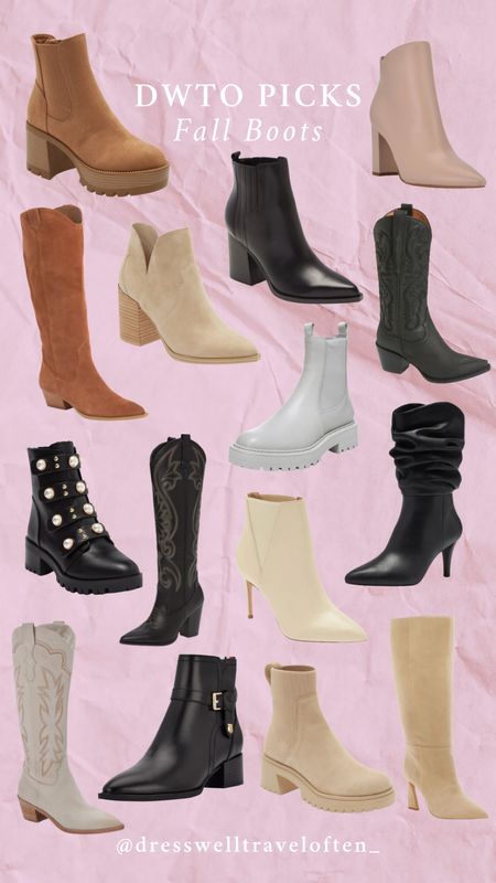 Fall boots | booties | western boots | cowgirl boots 



#LTKunder100 #LTKsalealert #LTKshoecrush