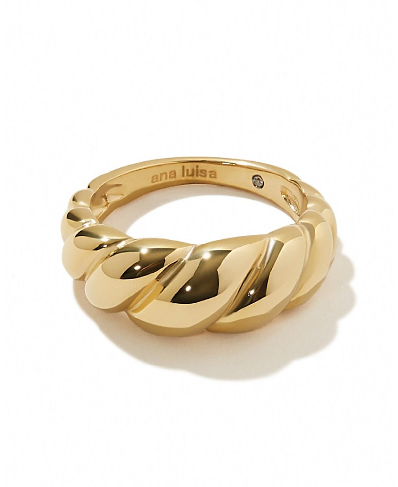 Ana Luisa Rope Bold Gold Twist Ring | Bloomingdale's (US)