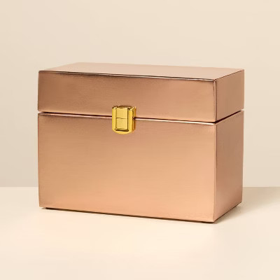 Recipe Box Copper Finish - Hearth & Hand™ with Magnolia | Target