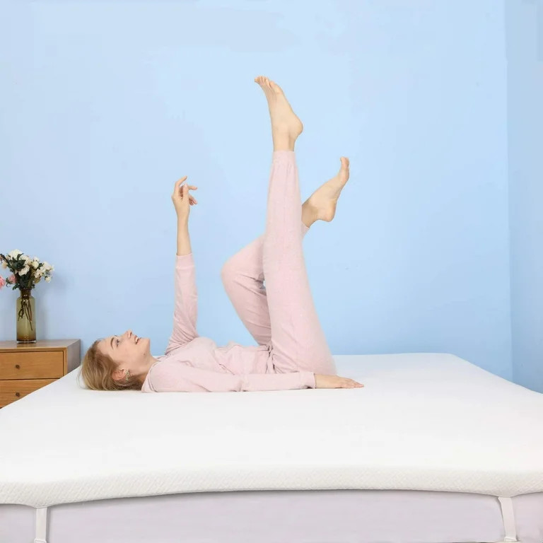 Amolife 3-Inch Mattress Topper Queen Memory Foam Mattress Pad with Washable Cooling Cover, Pressu... | Walmart (US)