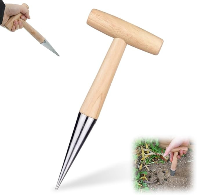 Plant Hole Digger for Planting, Bulb Planting Tool, Handheld Digger, Garden Seed Planting Tool, G... | Amazon (US)