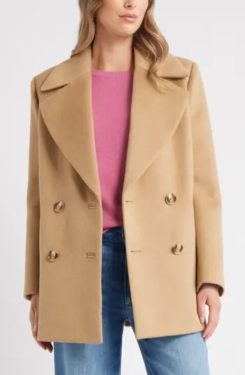 Wool Blend Peacoat | Nordstrom