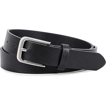 Women Casual Leather Belt for Jeans, Fashion Ladies Waist Dress Belt M, Black : Amazon.ca: Clothi... | Amazon (CA)