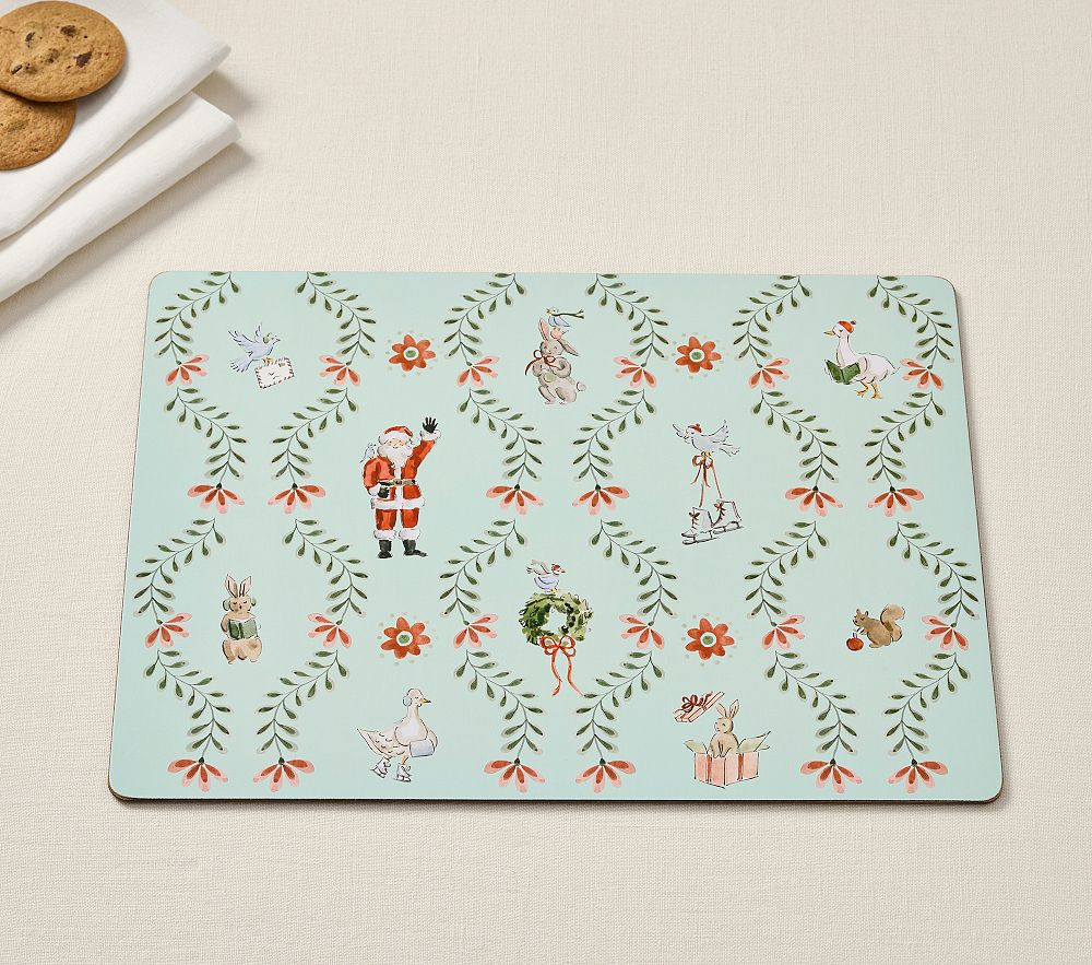 Riley Sheehey Christmas Placemat | Pottery Barn Kids