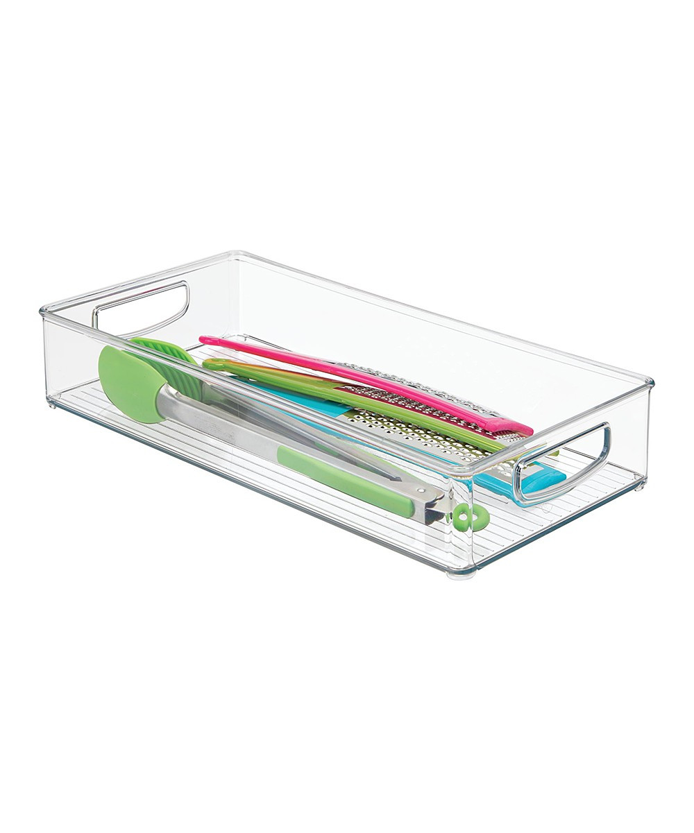 iDesign Storage Boxes Clear - Kitchen Binz Storage Bin | Zulily
