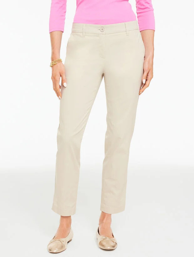 Heritage Twill Perfect Crops | Talbots