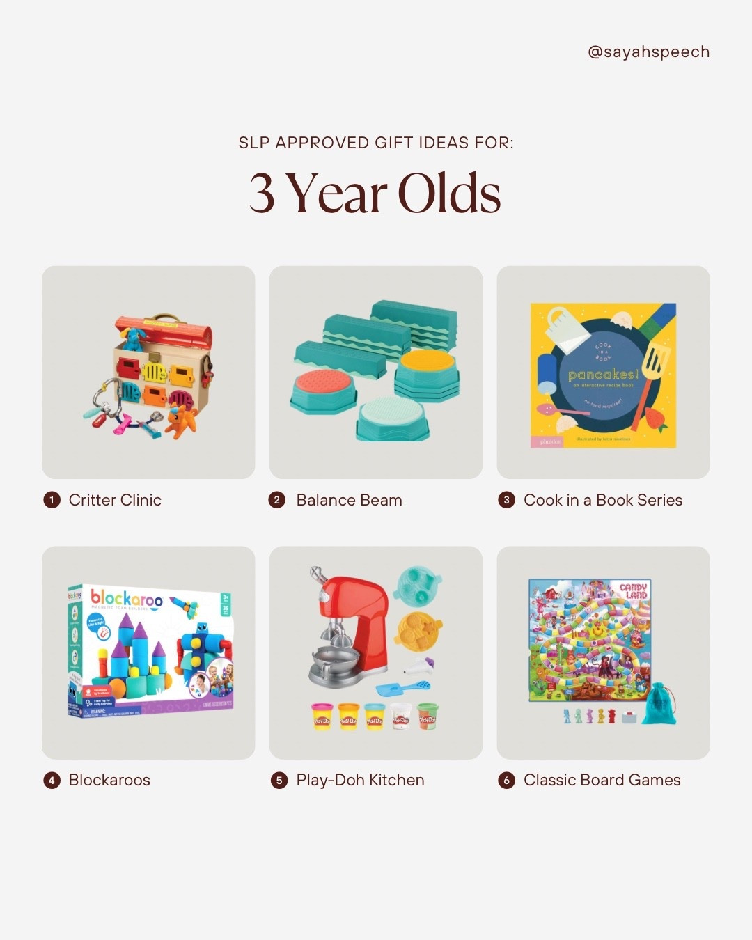 Looking for fun toys that will also support your child’s development? Take a look at these items hand picked and tested by a pediatric speech language pathologist! 

#LTKKids #LTKGiftGuide #LTKFamily