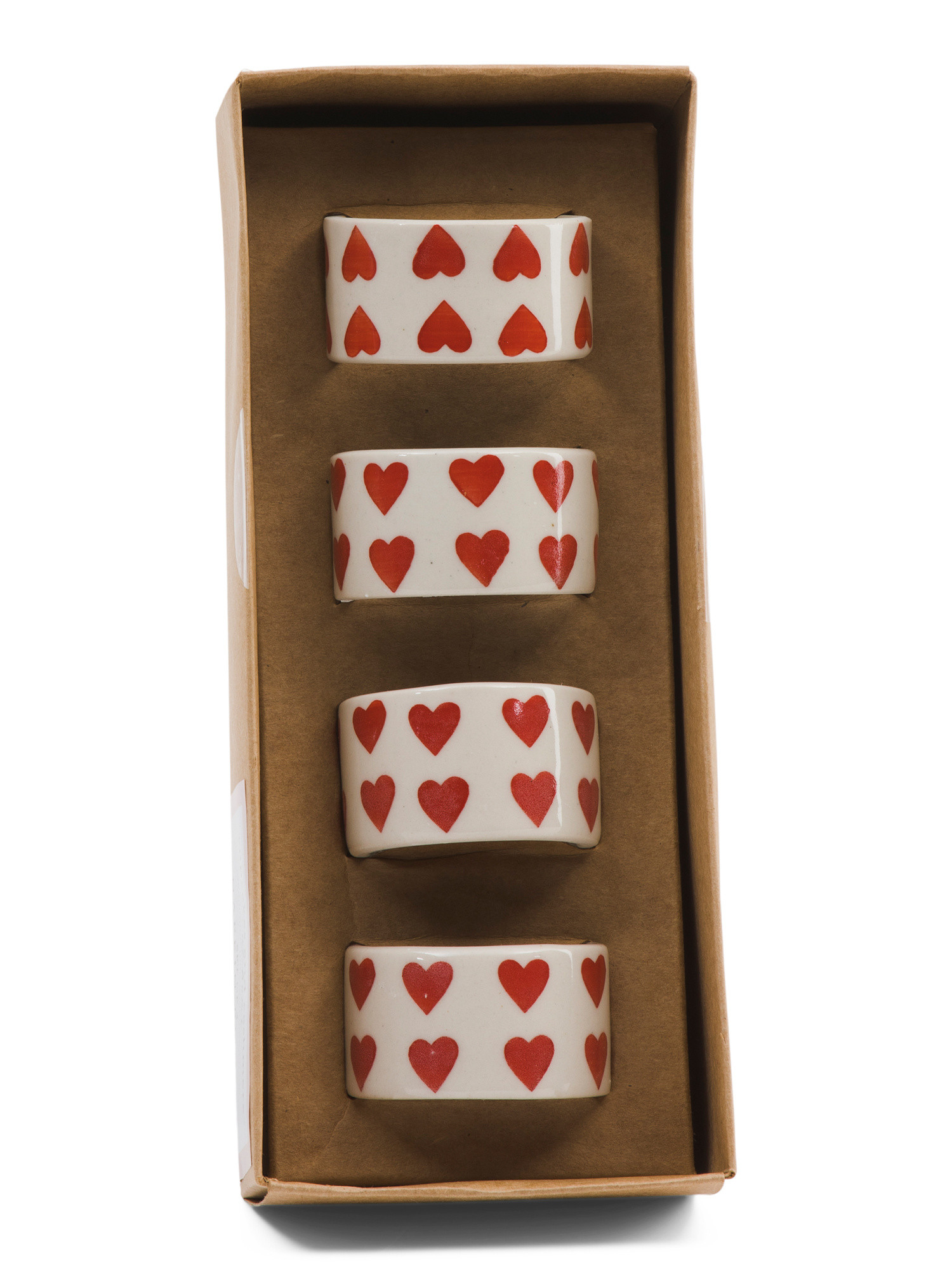 4pk Ceramic Napkin Rings | TJ Maxx