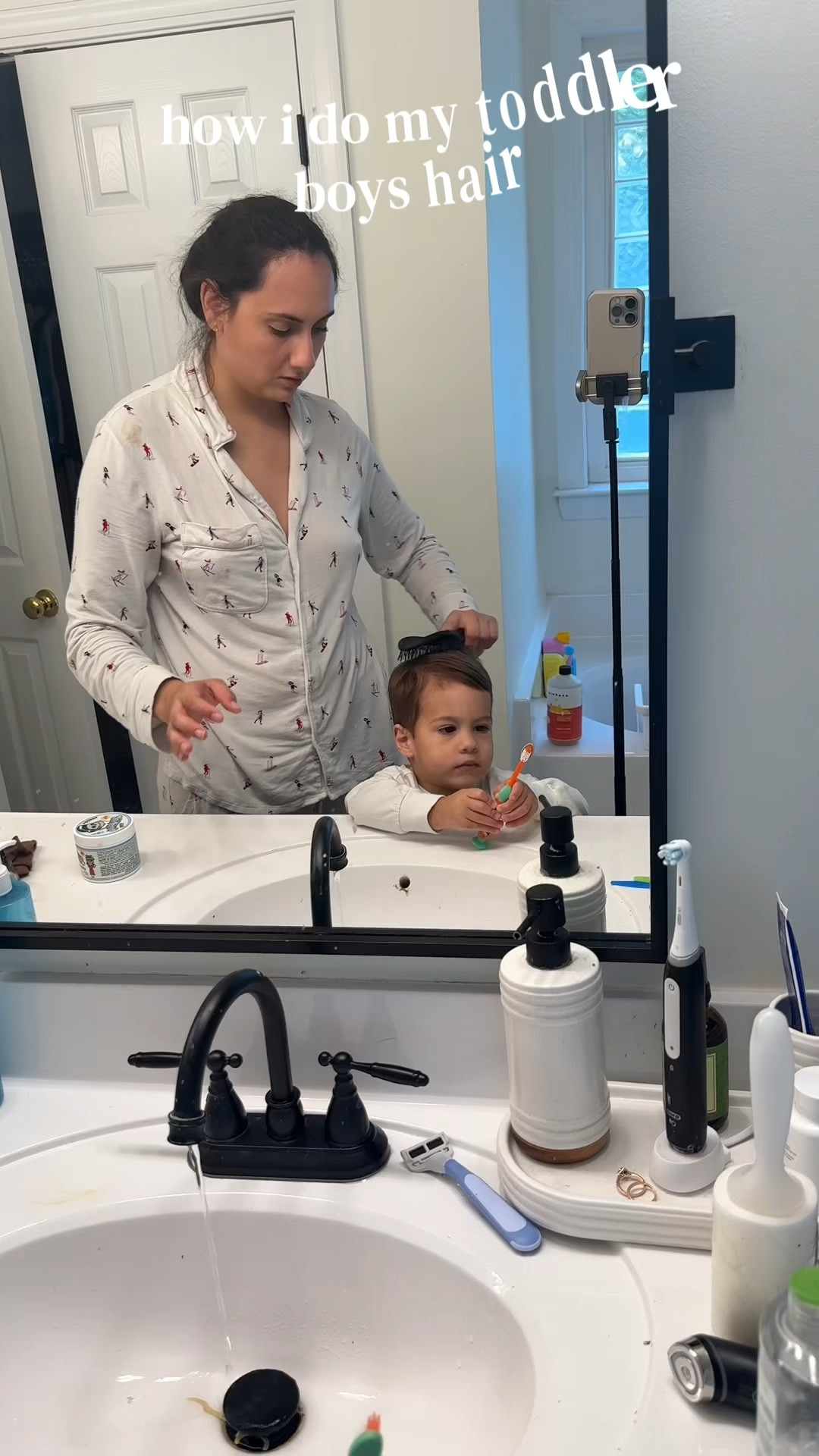 Here's how I do both of my toddler boys's hair! They both have completely different texture hair however this pomade works great for both of them! And you can use it for either a light hold or build it up for a stronger hold!
@SuavecitoPomade
#suavecitopomade
#toddlerboyhairstyles #toddlerboy #boymom #kidshairstyles

#LTKmomlife #LTKKids #LTKselfcare