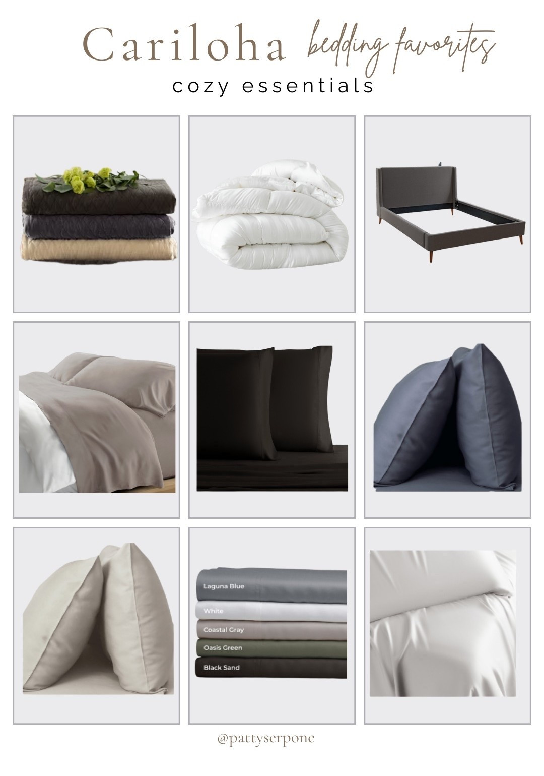 Cariloha has such beautiful bedding basics. Refresh your bedroom with cozy pieces and elevated essentials that make every night feel like a retreat. From bed frames to bamboo sheets in a variety of colors and sizes—plus fleece blankets, duvets, and comforters—you can find everything in one spot. If you’re looking for a new mattress or pillows, they have those too. Now’s the perfect time to update your bed and bring in that clean, cozy, elevated feel. Use code Patty40 for 40% off! @coriloha #ad

#LTKHome #LTKGiftGuide #LTKHoliday