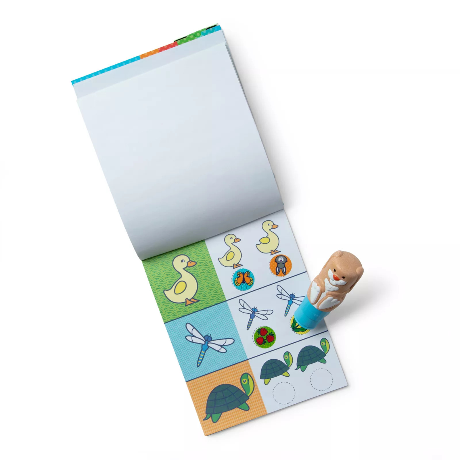 Melissa & Doug Sticker WOW!™ 24-Page 300 Stickers Activity Pad and Sticker Stamper, Multi | Kohl's
