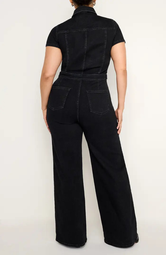 Good American Fit For Success Denim Jumpsuit | Nordstromrack | Nordstrom Rack