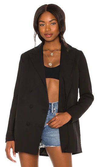 Hills Blazer in Black | Revolve Clothing (Global)