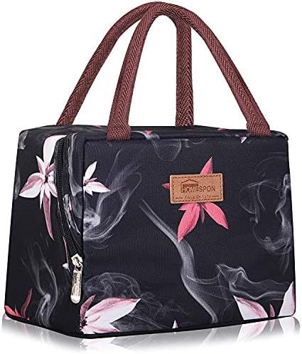 HOMESPON Lunch Bag Insulated Tote Bag Lunch Box Resuable Cooler Bag Lunch Container Waterproof Lunch | Amazon (US)