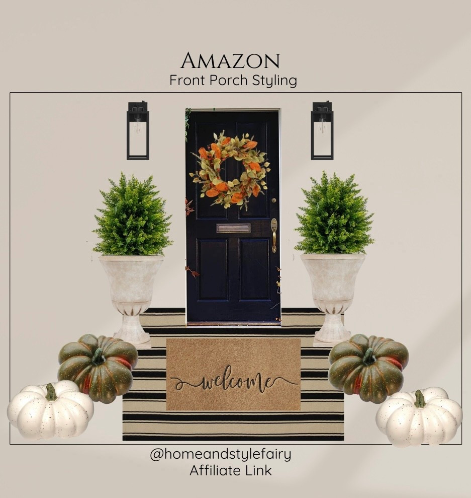 Autumn Front Porch Styling🍂

#Pumpkin #planters #fauxstems #outdoorrug #LTKautumn

#LTKsale #LTKcanada #LTKstyletip