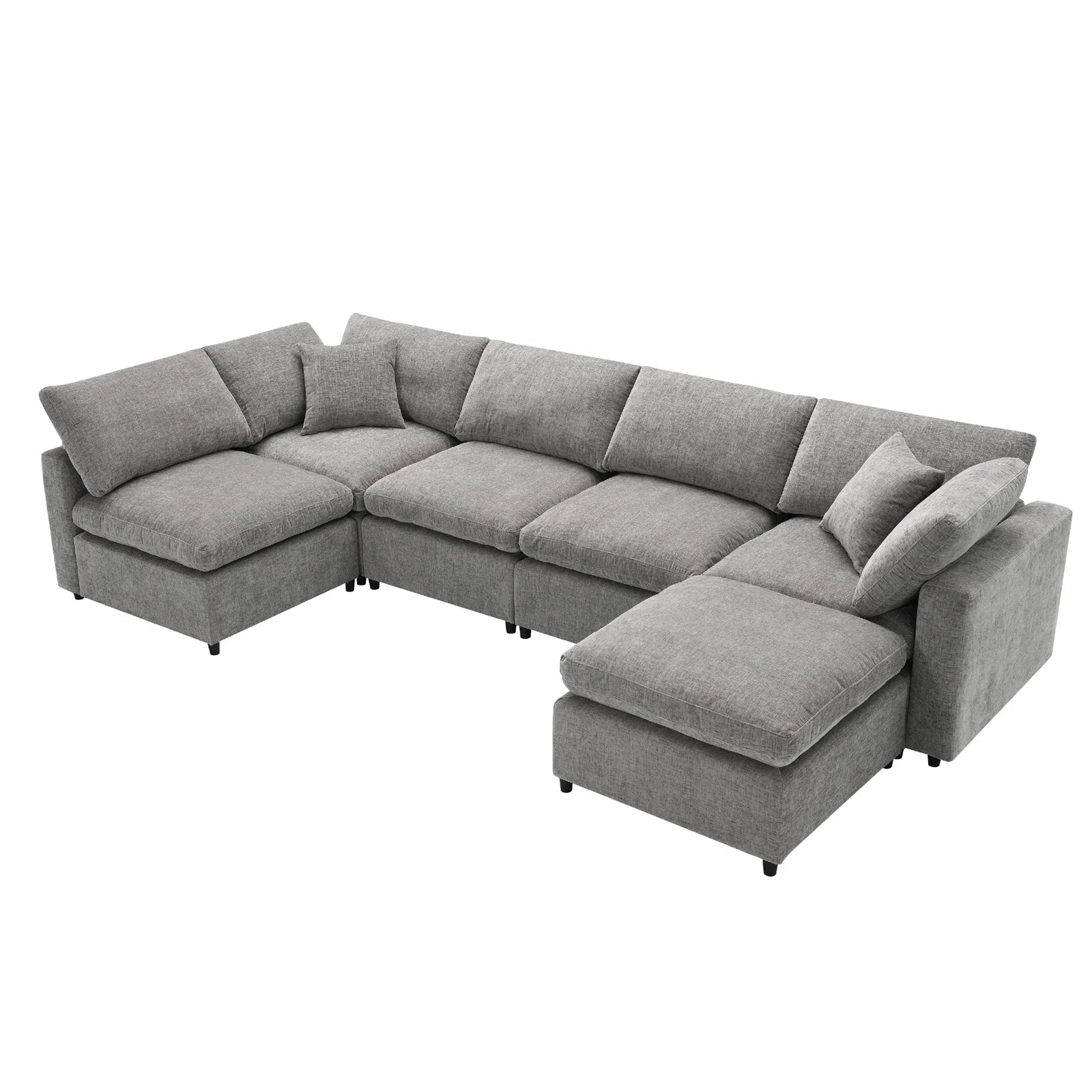 Kierran 7 - Piece Upholstered Sectional | Wayfair North America