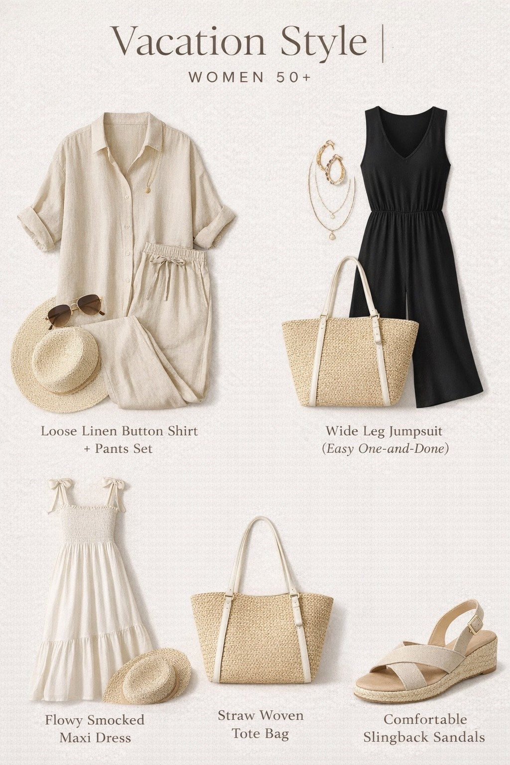 Vacation outfits beach, spring outfit ideas. 

#LTKTravel #LTKOver40 #LTKWorkwear