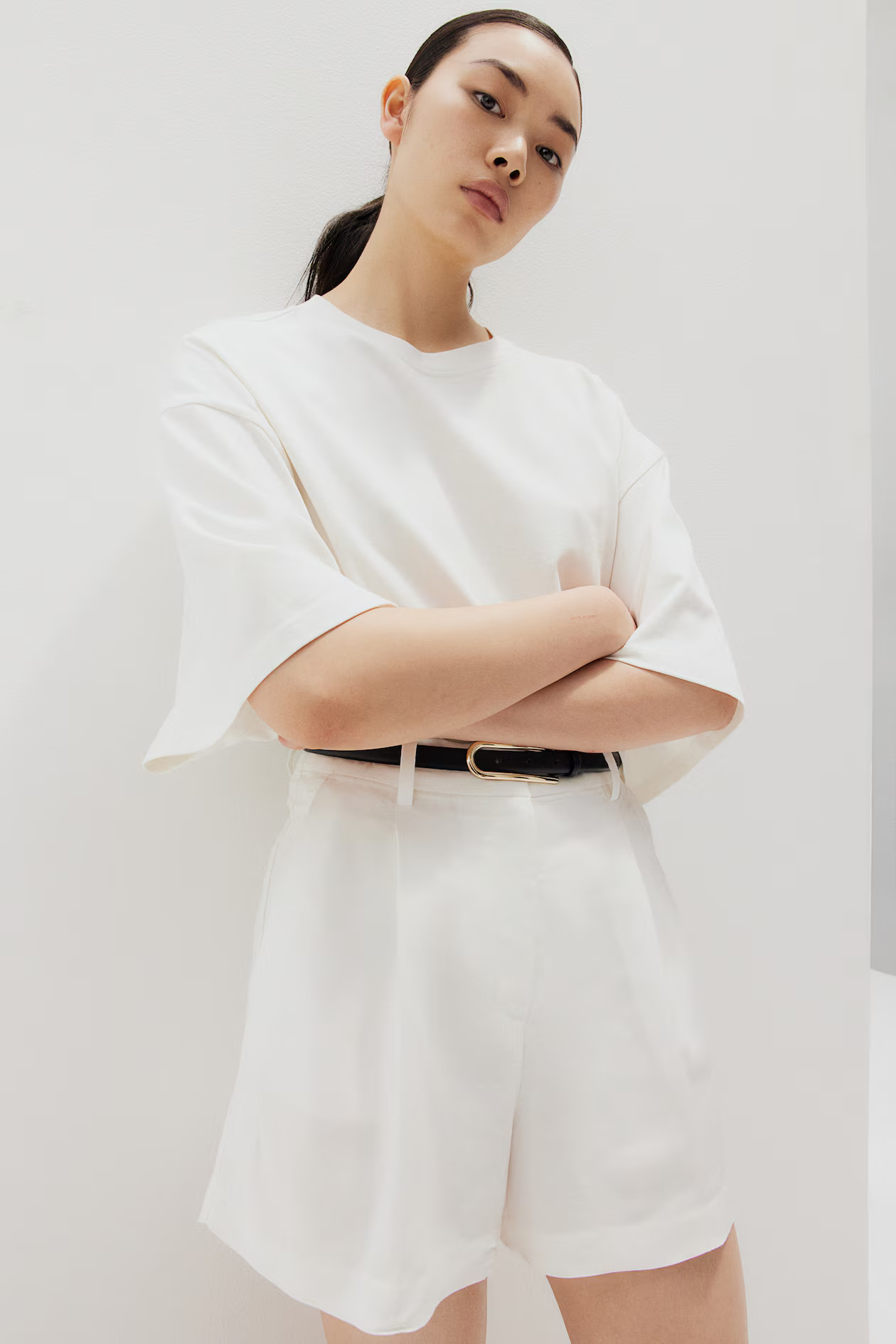 Linen-Blend Shorts | H&M (US + CA)