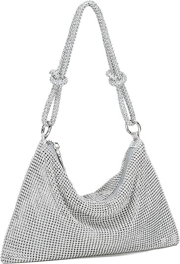 YIKOEE Glitter Rhinestone Purse Crystal Evening Clutch Bag | Amazon (US)