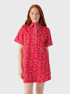 Never A Wallflower Women's Split Neck Dress | Saint Bernard