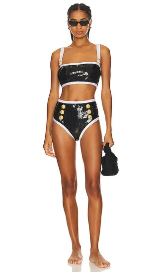 Bikini Set in Black & White | Revolve Clothing (Global)