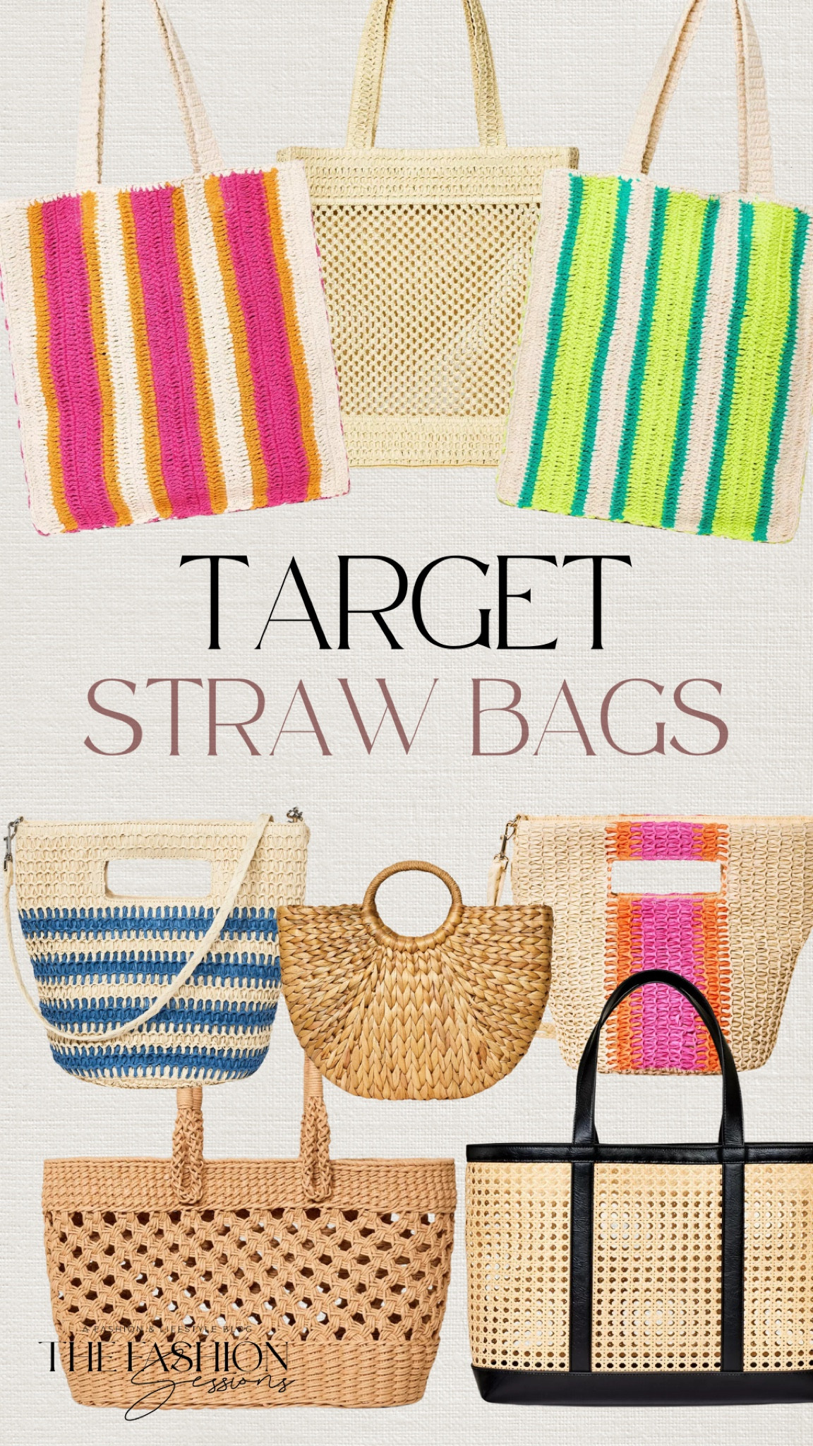 Target straw bags! 

Target | straw bags | beach bag | summer bag | pool bag | accessories | target finds | Tracy | The Fashion Sessions 

#LTKfindsunder50 #LTKitbag #LTKswim