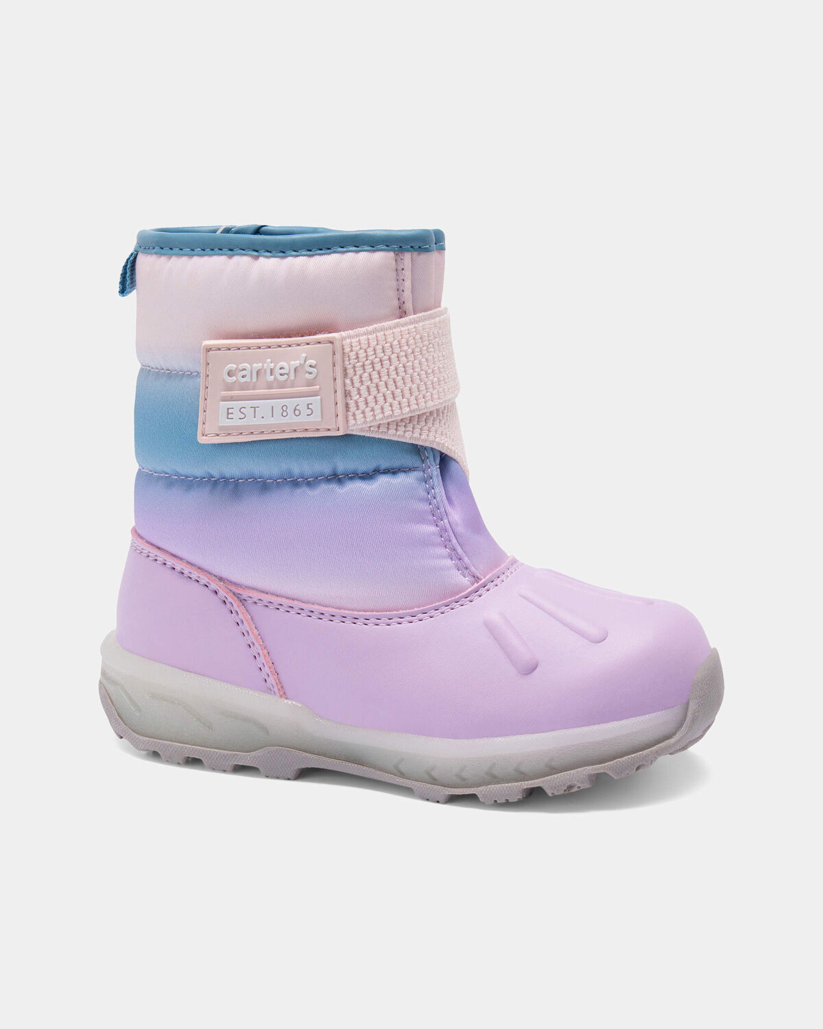 Toddler Girl Light-Up Ombre Snow Boots - Blue/Purple | Carter's Inc