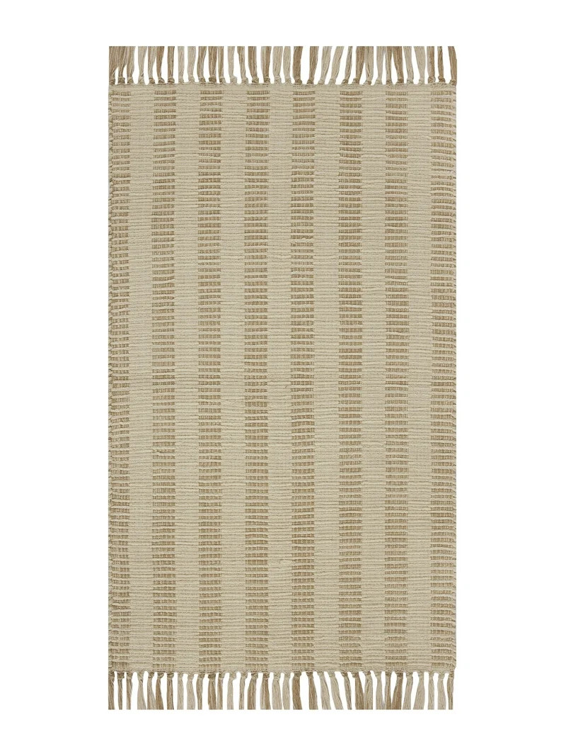 Better Homes & Gardens Beige Lines Indoor 24" x 40" Accent Rug | Walmart (US)