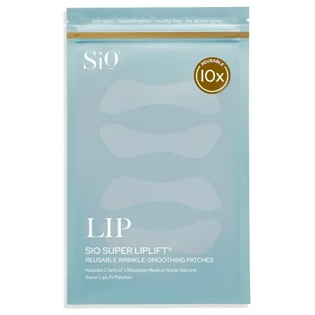 SiO LipLift Beauty Patches - Overnight Smoothing Wrinkle Reducer for Lip & Smile - 4 Week Supply Clinically Tested Reusable Patches | Walmart (US)