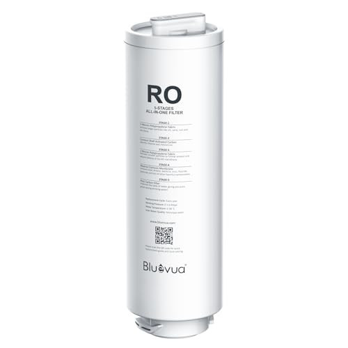 Bluevua Reverse Osmosis System Countertop RO100ROPOT-Lite Replacement Filter | Amazon (US)