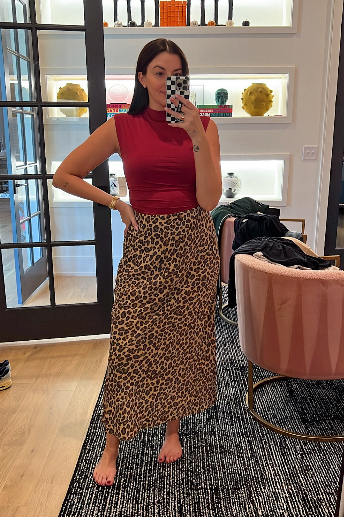 This skirt would be so cute styled with a graphic tee, sneakers, and jacket! Tagged some options here. I’m in a medium 

#LTKFallSale #LTKStyleTip #LTKBump