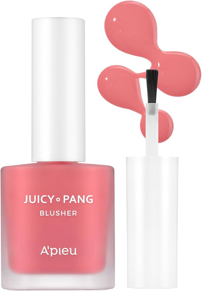 A'PIEU Juicy-Pang Water Blusher [PK01] – Fruity Liquid Blush for Cheeks, Buildable & Blendable ... | Amazon (US)