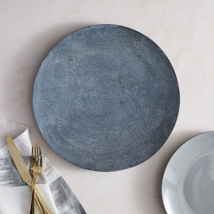 Pewter Metal Charger | West Elm (US)