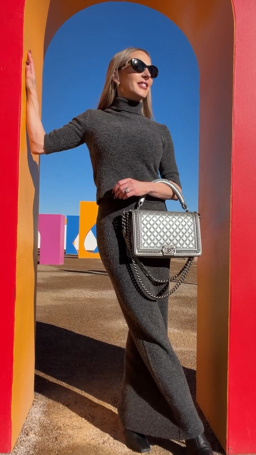 If you’re looking for a day to night bag or a statement bag check out the silver Chanel Boy Bag. Big enough for the day, glam enough for the evening. If you don’t want to buy but want to rent the bag go to JoinSwitch.com and use my code DawesEve22J at checkout for $50 purchase credit. #chanel #designerbag #chanelboybag #statementpiece

#LTKPetite #LTKSeasonal #LTKootd
