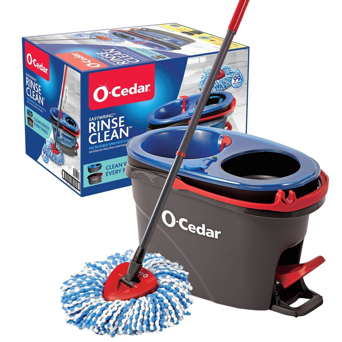 O-Cedar EasyWring RinseClean Spin Mop & Bucket System | Target
