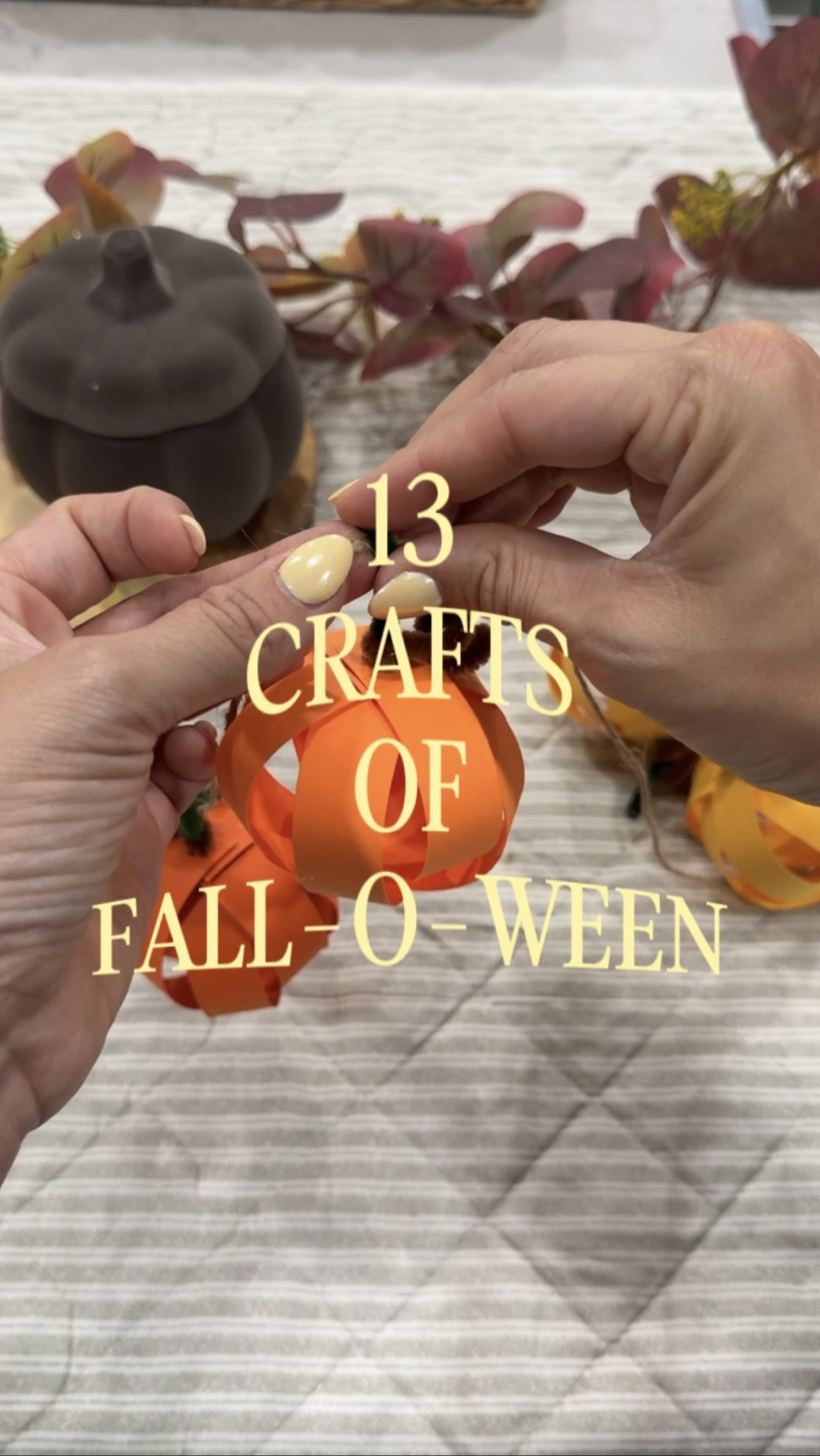 DIY Pumpkin Paper Chain Garland 🎃 #falldecor #fallcraft

#LTKSeasonal #LTKmomlife #LTKHome