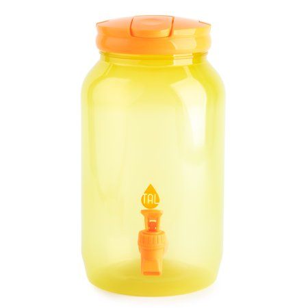 TAL Color Changing Plastic Beverage Dispenser Orange | Walmart (US)