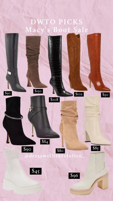 Boot sale | Macy’s sale | Vince Camuto boots | tall boots | combat boots 



#LTKshoecrush #LTKCyberweek #LTKGiftGuide