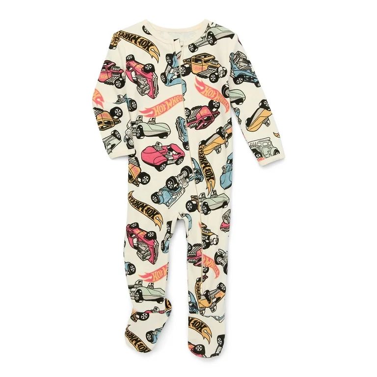 Character Baby Two-Way Zip Front Footed Sleep N Play Pajamas, Sizes Newborn-6/9 Months | Walmart (US)