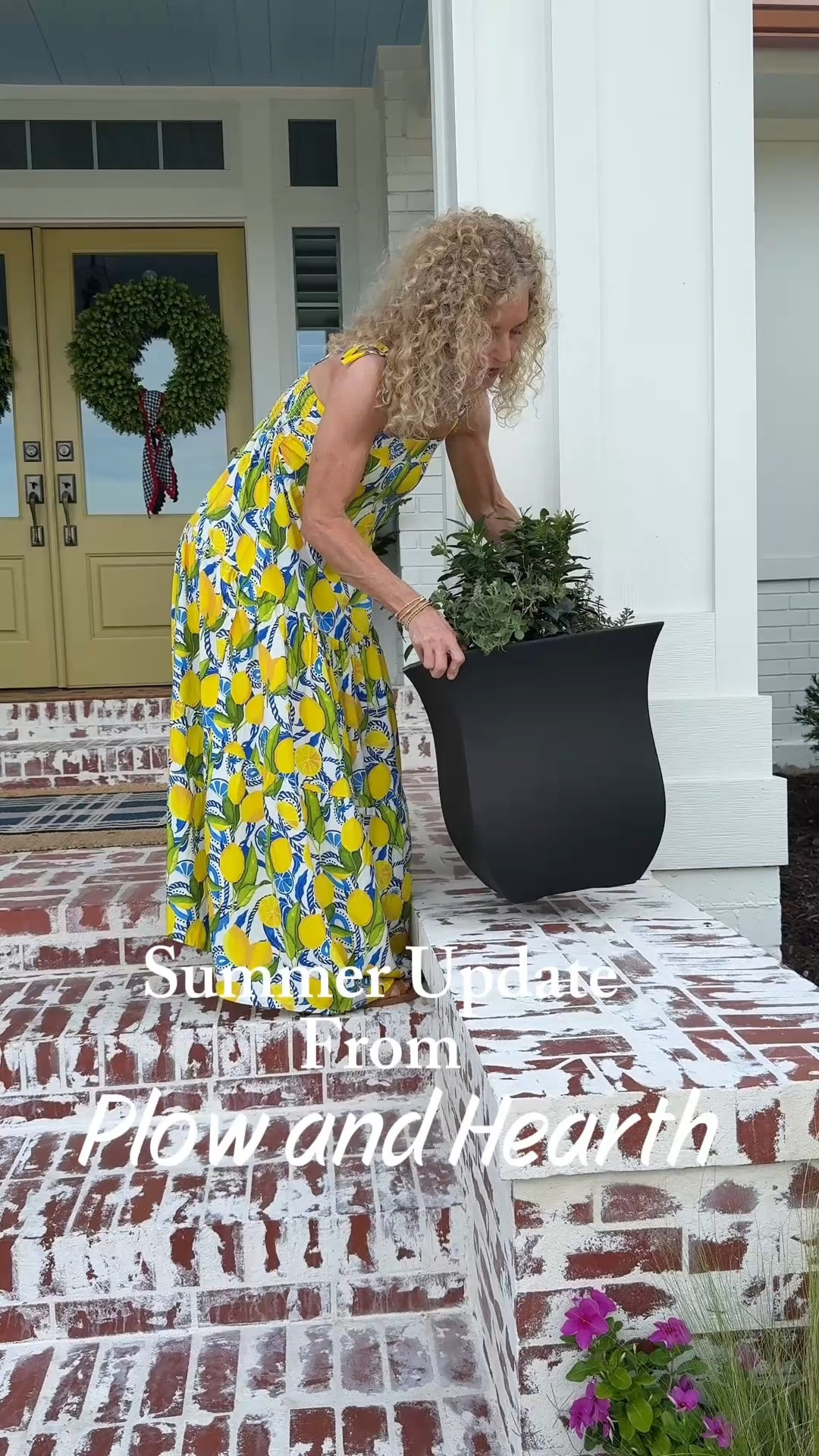 Gifted by Plow & Hearth. 🌿
You all know I love bringing you along as we update the Hill House, and these are the pieces we chose for our summer refresh. From the front porch planters and doormats to the poolside pillows, these simple updates made every outdoor space feel a little more like summer. I’ve linked everything here to make it easy to shop your favorites and bring the same fresh look home..
#summerpatio
#outdoorplanters