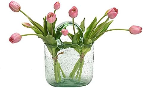 DUYONE 10pcs Artificial Tulips Flowers Real Touch Fake Latex Bouquet for Wedding Party Office Home K | Amazon (US)