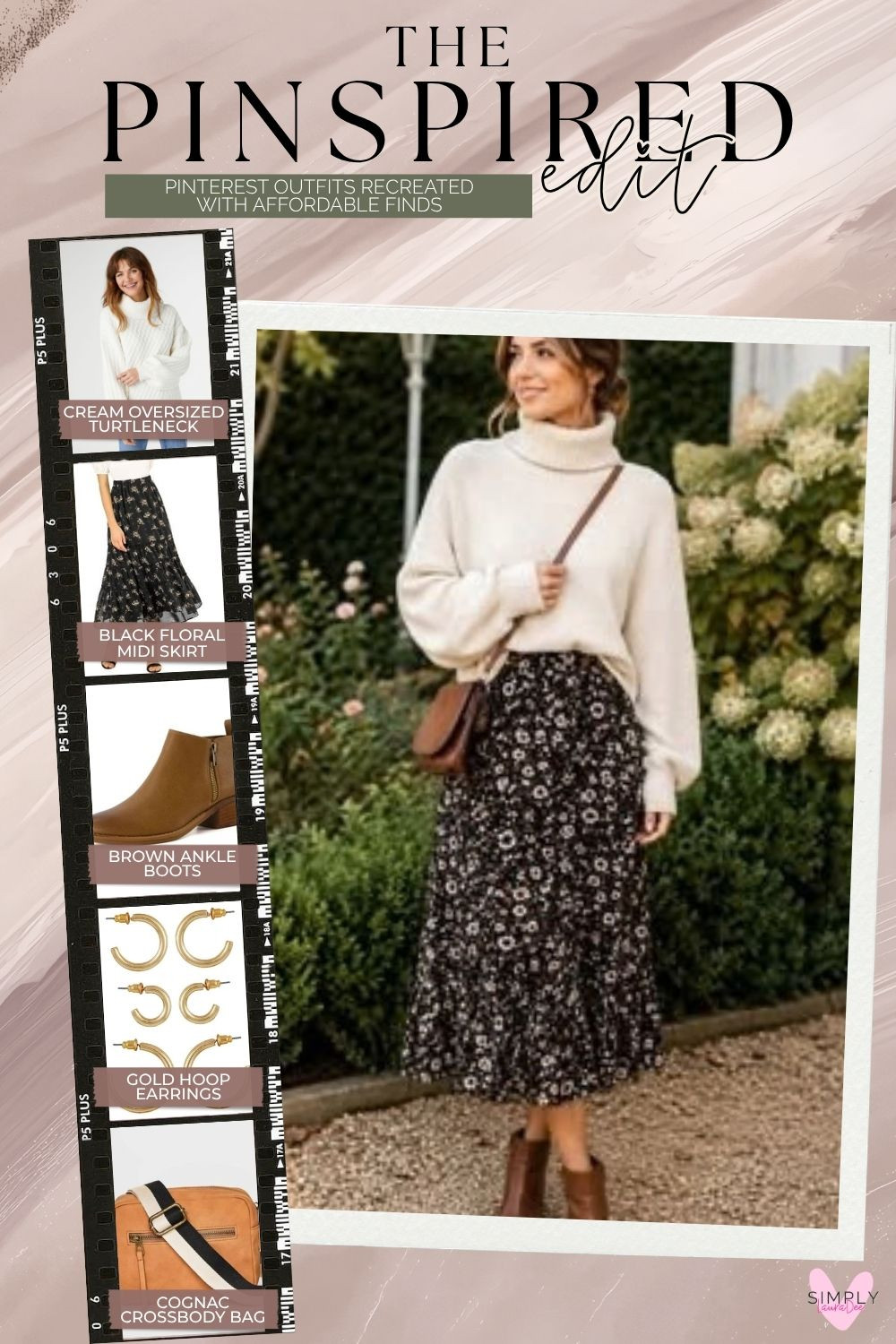 Cozy fall outfit with a feminine, easy-to-wear feel 🍂 Recreate this Pinterest-inspired look with a cream oversized turtleneck, black floral midi skirt, brown ankle boots, gold hoops and a cognac crossbody bag. Perfect for church, brunch, date night or everyday fall style.

#FallOutfit #FallFashion #MidiSkirtOutfit #TurtleneckSweater #BrownAnkleBoots #ChurchOutfit #DateNightOutfit #AmazonFashion #AmazonFinds #PinterestOutfit 

 #LTKgrwm #LTKmomlife #LTKMidsize