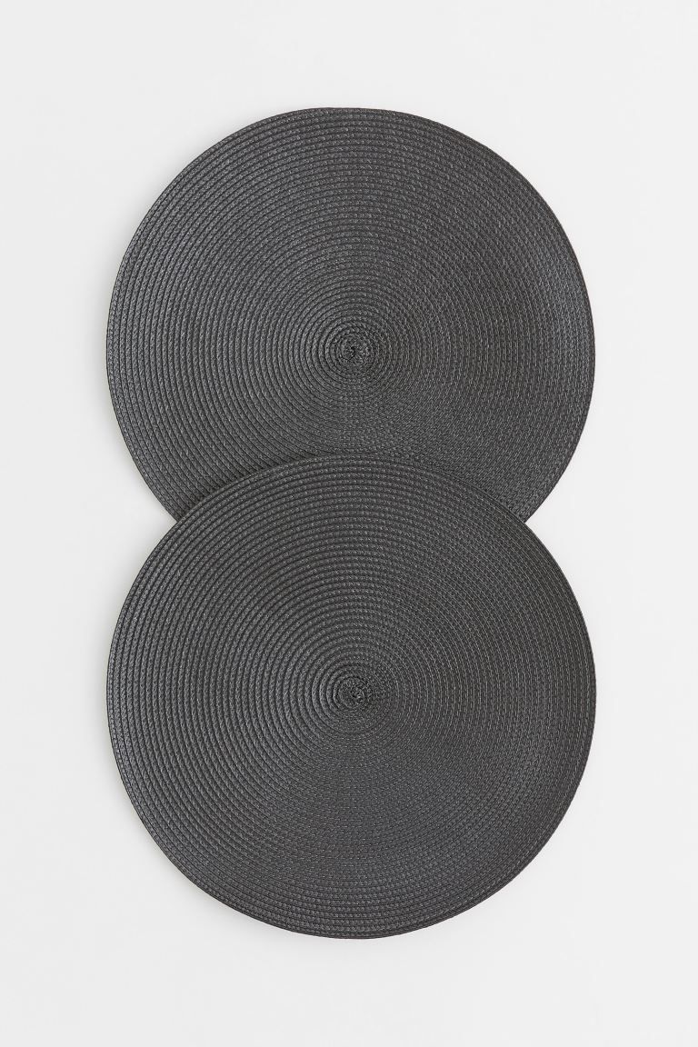 2-pack round table mats | H&M (UK, MY, IN, SG, PH, TW, HK)