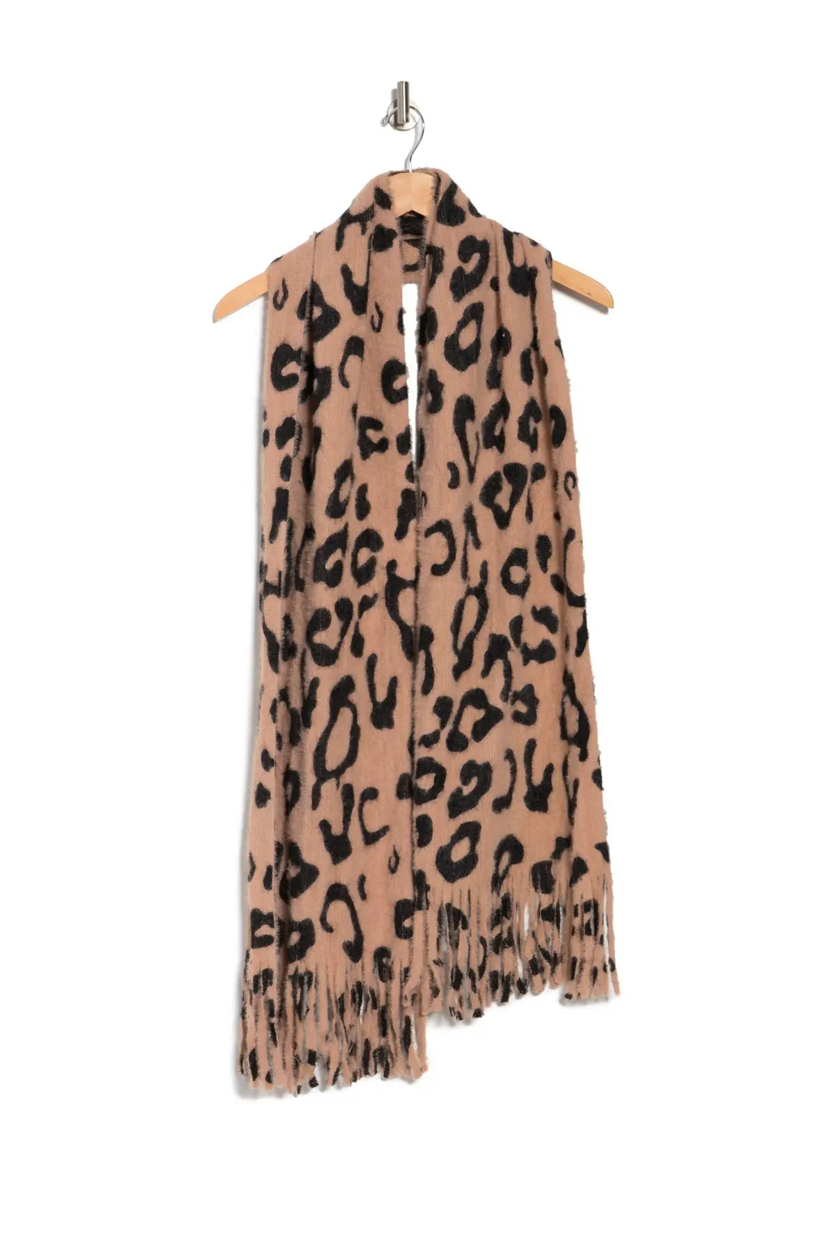 Free Press | Leopard Printed Fringe Scarf | Nordstrom Rack | Nordstrom Rack