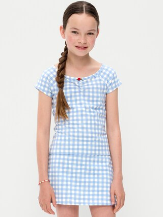 Fitted Off-Shoulder Top for Girls | Old Navy (US)