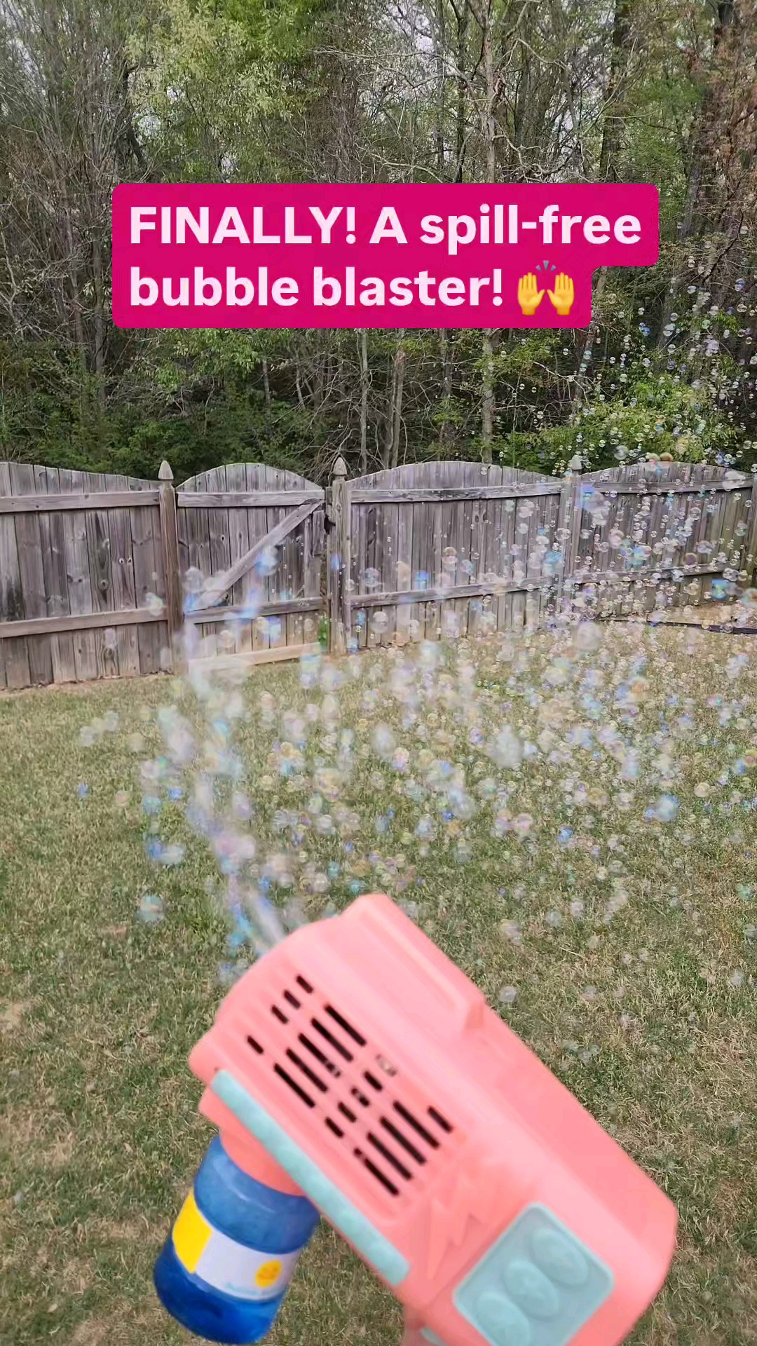 FINALLY!  a spill free bubble blaster!

#LTKSeasonal #LTKKids #LTKWatchNow